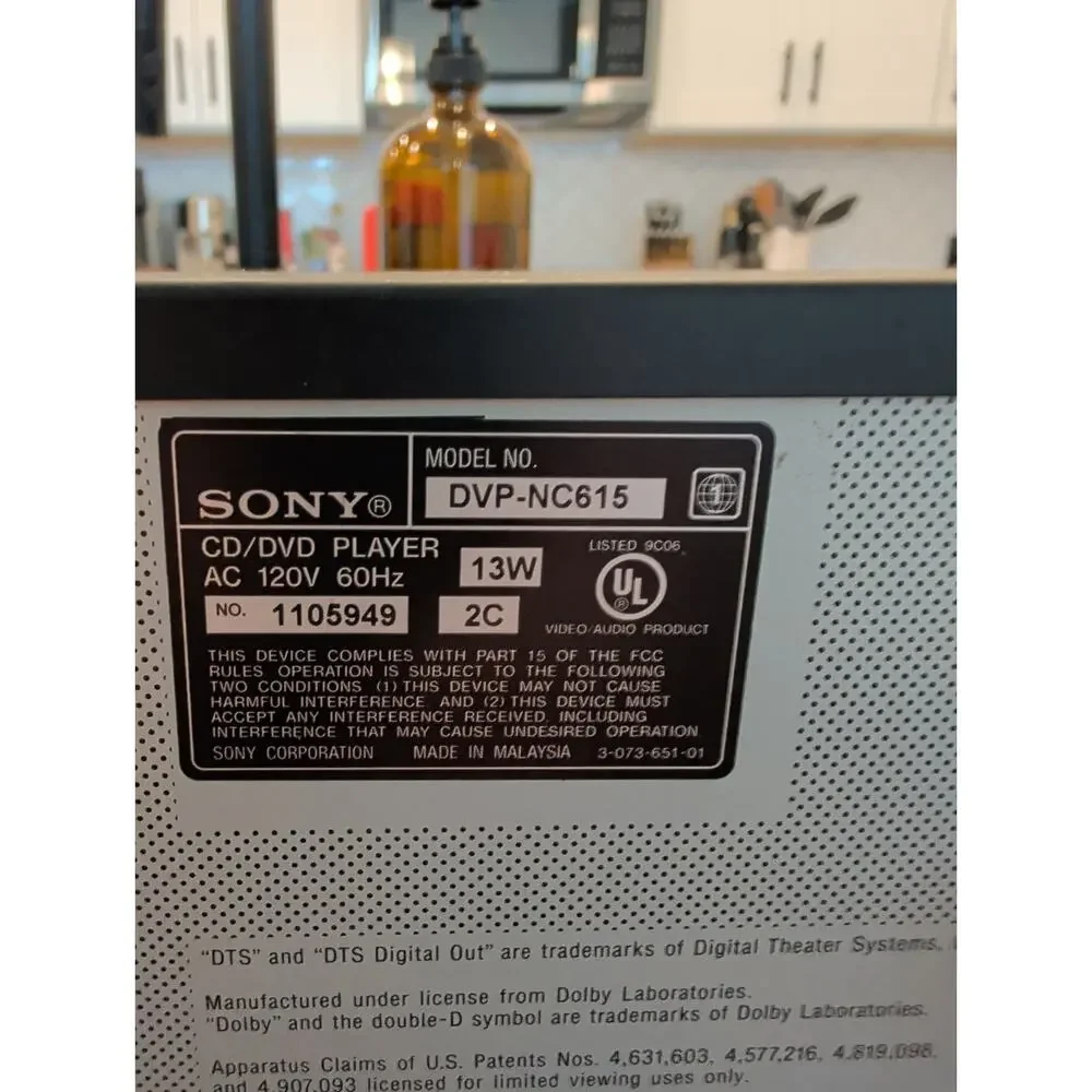 Sony DVP-NC615 5-Disc CD/DVD Player - Black